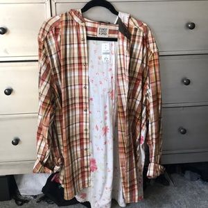 LF Plaid Flannel Hoodie